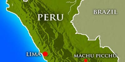 Kort sýna perú